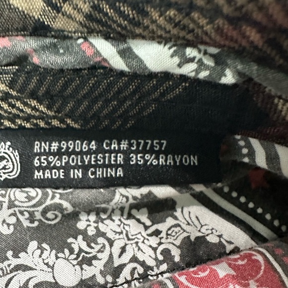 Billabong Brown and Black Flat Front Shorts - Picture 3 of 6